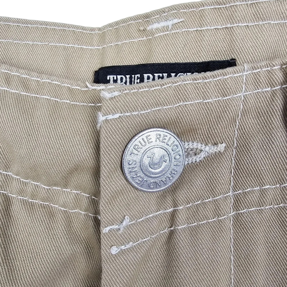 True Religion Men's Travertine Tan Cargo Pants #108335 NWT